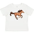 thumbnail image 3 of Inktastic Galloping Brown Horse-stylized Illustration Boys or Girls Toddler T-Shirt, 3 of 5