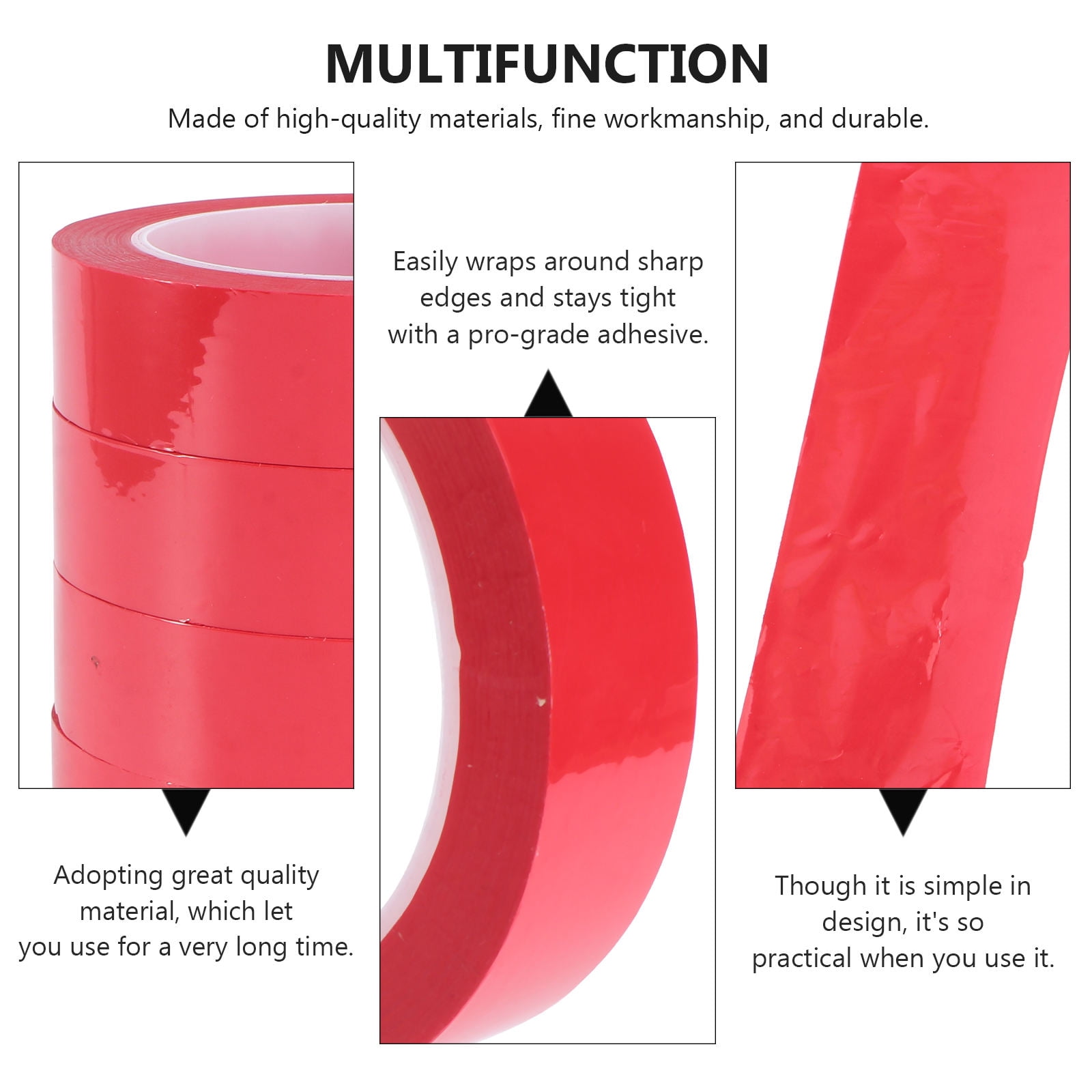 TAILTOSS 6Pcs Adhesive Positioning Tape Ideal for Electric Components in Assorted Colors