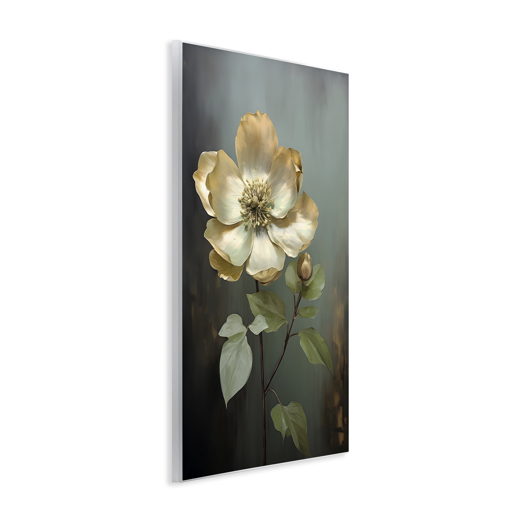 Stupell Industries White Floret Petals Botanical & Floral Painting Unframed Art Print Wall Art, 10 x 15