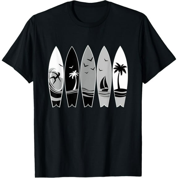 Surfing Surfboard Vintage Classic Surfboarder Surfer T-Shirt
