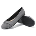 thumbnail image 2 of Veittes Women's Wide Width Flats Shoes - Round Toe Bow Comfortable Casual Ballet Shoes., 2 of 8