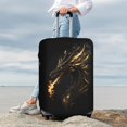 thumbnail image 7 of Fuzoiu Black And Gold Fire Dragon Print Suitcase Cover,Washable Luggage Covers for Suitcase,Elastic Luggage Protector Cover,Scratch Resistant Travel Suitcase Covers-X-Large, 7 of 7