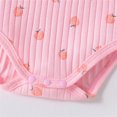 thumbnail image 4 of Siilsaa Girls Bodysuit Baby Girls Floral Cute Short Sleeve Romper Bodysuit Clothes Pink,66, 4 of 6
