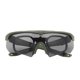 thumbnail image 2 of Gafas de tiro con protección UV, gafas militares para exteriores, a prueba de viento, a prueba de polvo, medio marco, gafas de motocicleta, protección para los ojos para hombres y mujeres, OD verde, 2 of 12