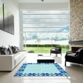 thumbnail image 7 of Ahgly Company Machine Washable Indoor Rectangle Transitional Blue Area Rugs, 5' x 7', 7 of 7