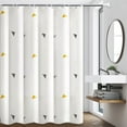 thumbnail image 3 of YZEGDCH Bathroom Curtain, Washable Fabric Bath Curtain, Suitable All Season, 3 of 6