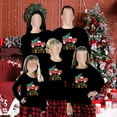 thumbnail image 2 of GRNSHTS Family Matching Christmas Pajamas Women Cotton Jammies Men Clothes Sleepwear Long Sleeve Pjs(Black Car,Kids 3-4T), 2 of 7