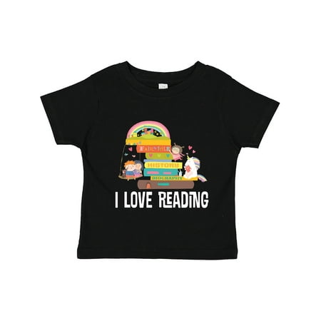 

Inktastic Reading Book Lover Librarian Gift Toddler Toddler Girl T-Shirt