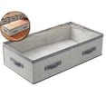 thumbnail image 1 of Under Bed Storage Container Underbed Storage Bag Zipper Closet Organizer Low Profile for Comforter Quilts Bedding Blanket, 1 of 6