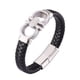 thumbnail image 1 of Guardurnaity Exquisita opción de regalo, de cuero trenzado con esposas para hombre, hebilla, tamaño de de cuero marrón Ropa, zapatos y accesorios Miscelánea 185mm, 1 of 6