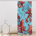thumbnail image 2 of Octopus Waterproof Bathroom Curtains with Hook, Printed Design, for Bathroom Decoration - Shower Curtain Sets, 2 of 5