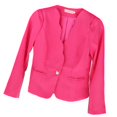 thumbnail image 3 of Chaqueta de Traje de Negocios para Mujer Manga Slim Fit Elegante Ropa Clásico Abierto Frente Caseta Rosado Macarena Chaqueta de trabajo para mujer, 3 of 8