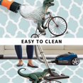thumbnail image 5 of Morocco Blue Outdoor Rug for Patio/Deck/Porch, Non-Slip Large Area Rug 5 x 7 Ft, Cute Dinosaur Bike Vintage Indoor Outdoor Rugs Washable Area Rugs, Reversible Camping Rug Carpet Runner, 5 of 8