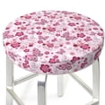thumbnail image 3 of Hirioo Flower Butterfly for Round Bar Stool Seat Covers Washable Stool Cushion Slipcover Elastic Bar Chair Covers for 12-14 Inch Chair-12 inch, 3 of 7
