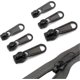 thumbnail image 1 of 6 Pcs Zipper Slider Replacement, Backpack Zipper Repair Kit, Fastener Fixing Clip, Zipper Pull Extension (3 Sizes), 1 of 5