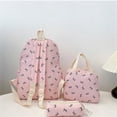 thumbnail image 5 of LWNYDPLSD Large Backpack for Teens Men Women Bow Backpack 3Pcs Set Youth Aesthetic Cute Backpack Set with Lunch Bag Pencil Case Fashion Preppy Backpack, 5 of 7