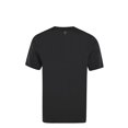 thumbnail image 3 of hajo Camiseta de hombre, pack de 2 - Básica, manga corta, cuello en V, algodón, uni Negro 3XL (XXX-Large), 3 of 4