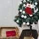 thumbnail image 4 of Medias navideñas tejidas Bolsa de regalo de dulces florales Calcetines de punto con alfabeto navideño Copo de nieve, 4 of 9