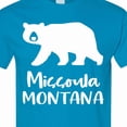 thumbnail image 4 of Inktastic Missoula, Montana White Bear Silhouette T-Shirt, 4 of 5