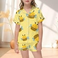 thumbnail image 2 of Icvfdpl Kids Pajamas Girl Festival Cartoon Pattern Set Pyjamas Loungewear Relaxed 10-11 Years, 2 of 4