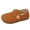 16#Yellow, variant on Women Fuzzy Teddy Fleece Lined Moccasin Shoes Wooden Button Strap Flat Slip On Winter Warm Cozy Birken Style Cotton Shoes