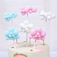 thumbnail image 1 of SPRING PARK Happy Birthday Acrylic Cake Topper Clouds Style for Birthday Party Cake Decoration, 1 of 6