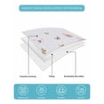 thumbnail image 5 of Quilts Twin Size, Spring Floral Soft Comforter Bedding Set for Bed, Watercolor Butterfly Summer Botanical Lightweight Quilted Bedspread with Pillow Cover(2 Pieces) for All Season, 68x86 Inch, 5 of 6