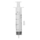 thumbnail image 2 of Pack 20ml Syringes with Cap for Liquid Makeup, Perfume, Toner, Refilling and Dispensing, 2 of 4