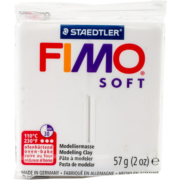 Fimo Soft Polymer Clay White 2 oz.