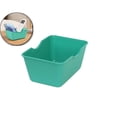 thumbnail image 1 of Dvruxg Candy-Color Storage Box – tackable Plastic Organizer with Handles for Jewelry, Office Supplies, Bathroom & Kitchen – Lightweight Desk Sorting Bin, 1 of 5