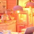 thumbnail image 4 of Casa a escala, regalo de cumpleaños para niños, casa de muñecas en miniatura 3D, casa de muñecas DI D en miniatura con muebles, kit de casa de muñecas, rendimiento inigualable, 4 of 8