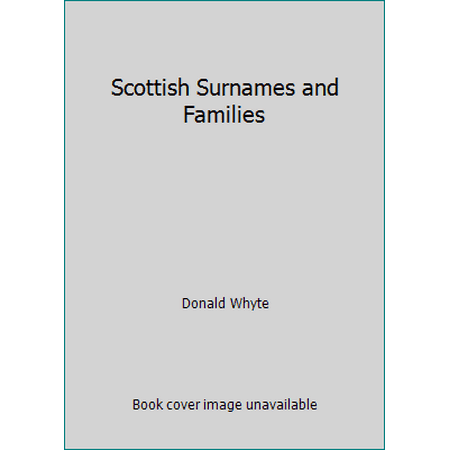 Pre-Owned Scottish Surnames & Families (Paperback) 1874744394 9781874744399