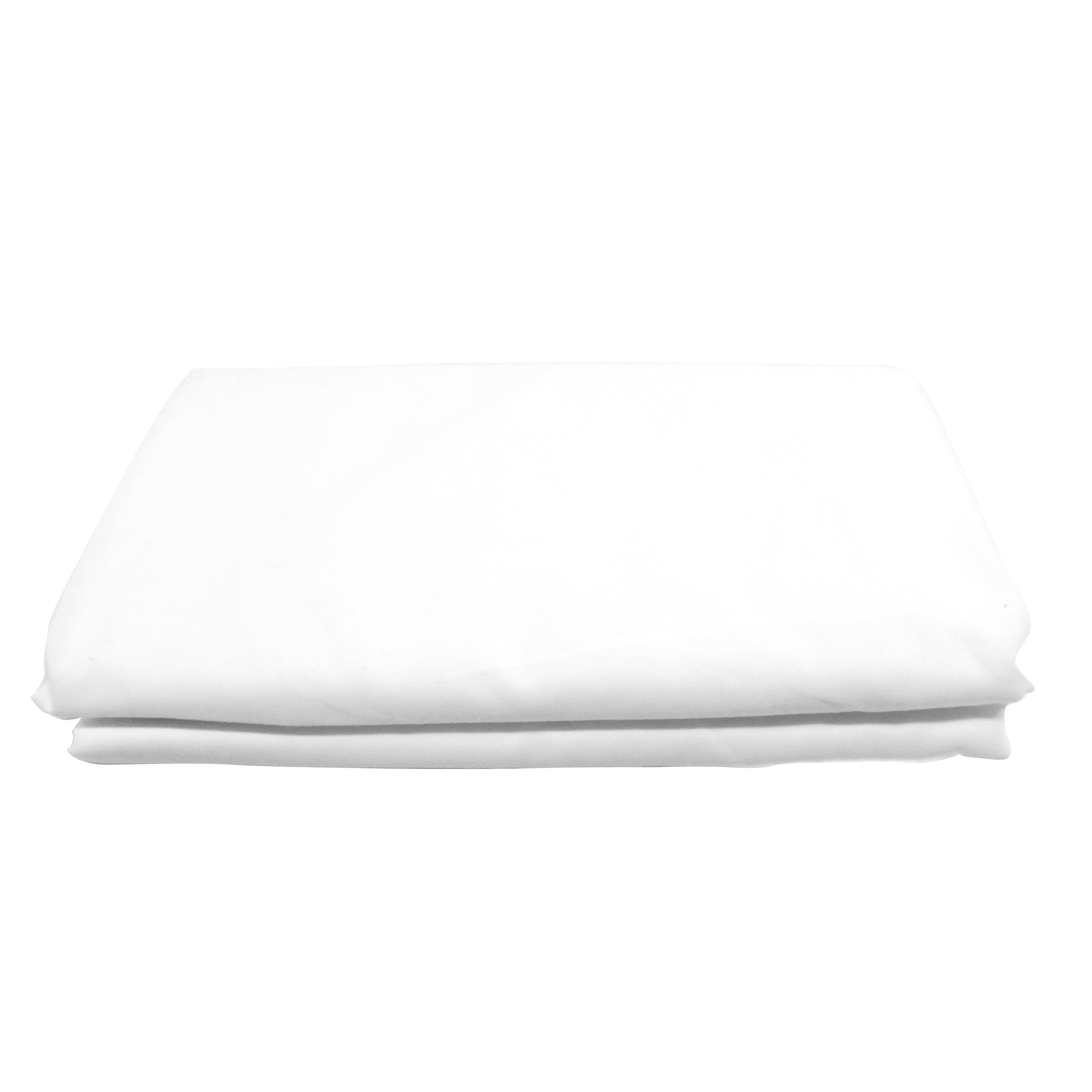 Shason Textile Poly Cotton (3 Yards Cut) x 44" Craft Projects Quilting Precut Fabric, White