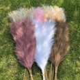 thumbnail image 3 of uds. Faux artificial 5 d pampas grass pared grande 45 cm azul pequeño esmerilado artificial uva pampas grass con jarrón Sincero Hogar, 3 of 5