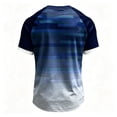 thumbnail image 5 of 2026 Soccer Cup Raglan Short Sleeve T-Shirt for Men, Crew Neck Athletic Jersey - Scottish Plaid & Lion Graphic Print Casual Summer Top for Daily Wear & Party Light Blue XL, 5 of 5