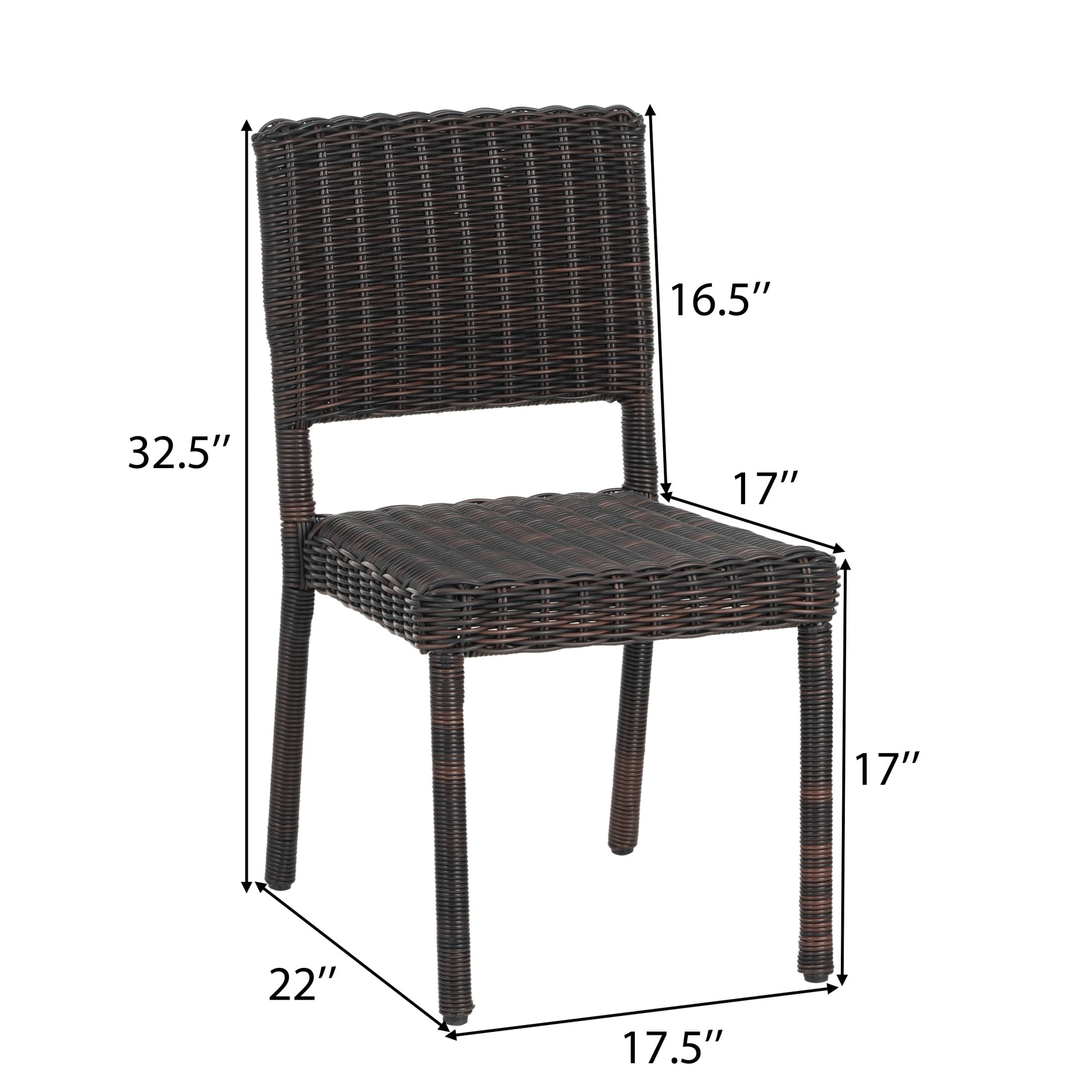 Christopher Knight Home 7-Piece Outdoor Dining Set, Extendable Acacia Table with Wicker Chairs, Teak+Brown