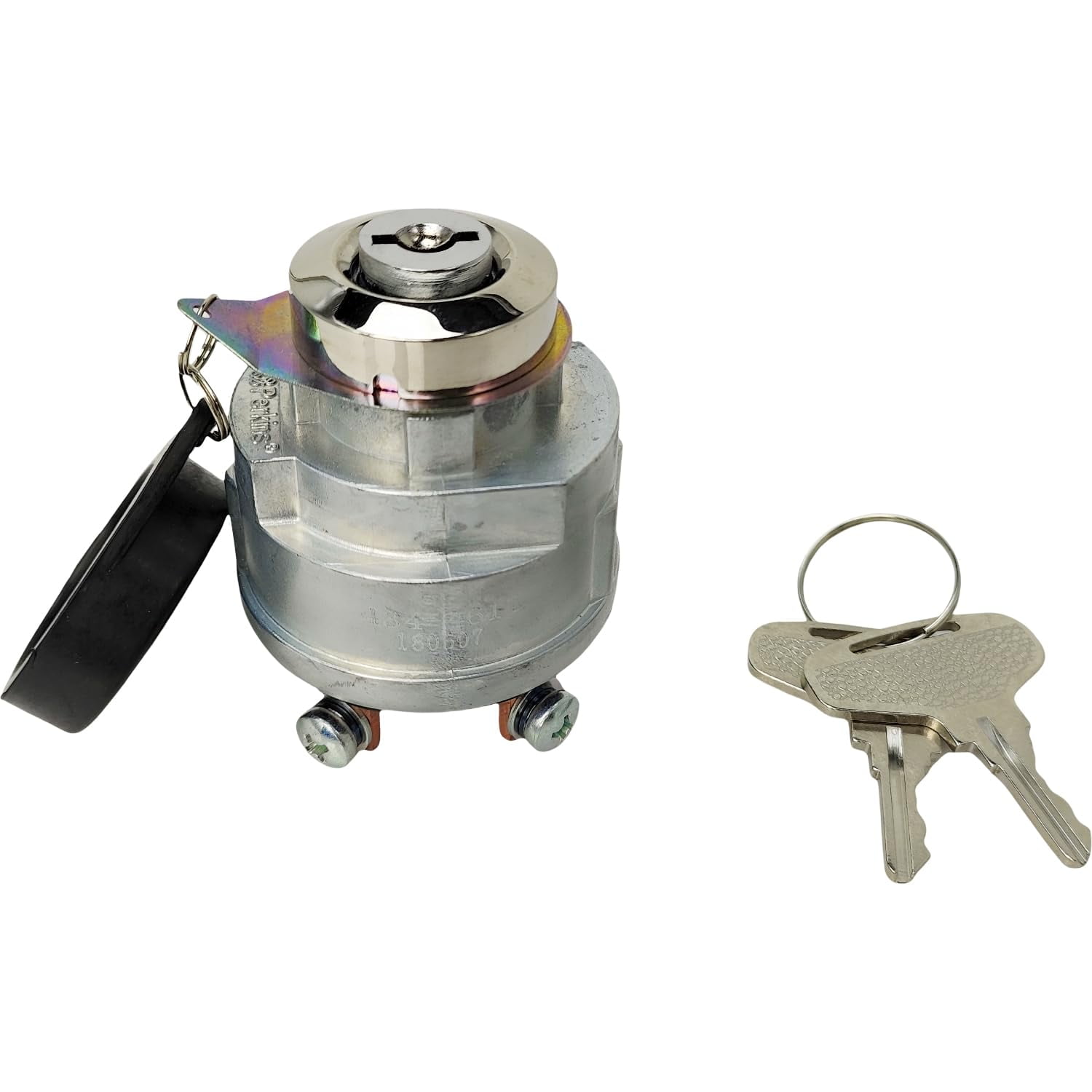 Ignition Starter Switch with 2 Keys 66706-55120 Compatible with Kubota B5100 B6100 B7100 V1505
