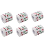 RYRDWP Pattern Christmas Color Toilet Paper Santa Tissue