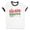 White/Black, variant on Very Merry Uncle Ringer Tee Shirt Unisex Large White/Red