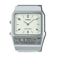 thumbnail image 3 of Casio Reloj Vintage Analógico-digital de Doble Huso Horario con Brazalete de Acero Inoxidable, Esfera Blanca y Movimiento de Cuarzo AQ-800E-7A2, Unisex., 3 of 3