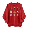 thumbnail image 2 of Mgmyaa Crewneck Sweatshirt for Women Christmas Printed Oversized Fall Winter Long Sleeve Top, 2 of 5