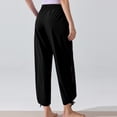 thumbnail image 5 of Karymi Womens Pants Casual Casual Straight-Leg Solid Long Lounge Loose Palazzo Pants Lightweight String Trousers Summer Pants for Women 2026, 5 of 5