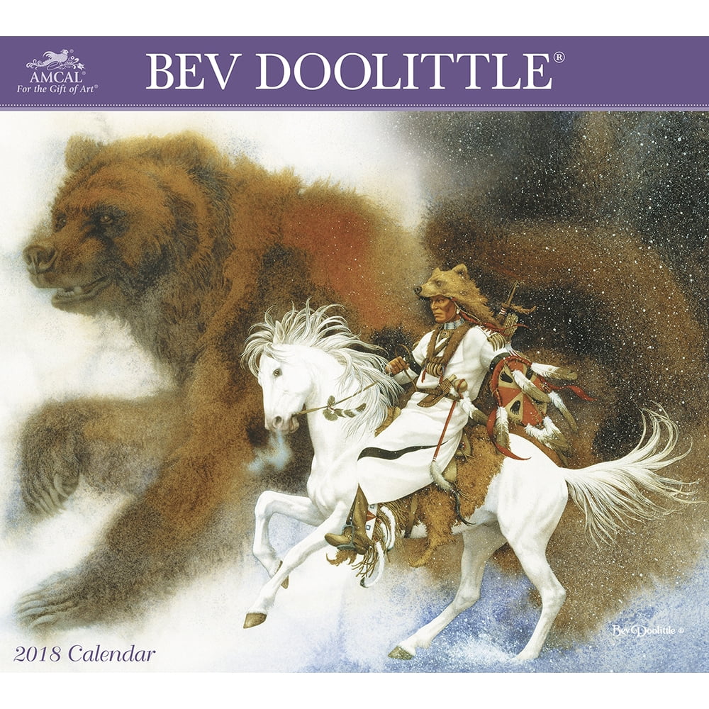 Bev Doolittle Deluxe Wall Calendar, Wildlife by ACCO Brands Walmart