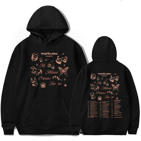 Chappell Roan Merch Midwest Princess 2024 Tour Hoodie Unisex long sleeves Trendy Casual Streetwear