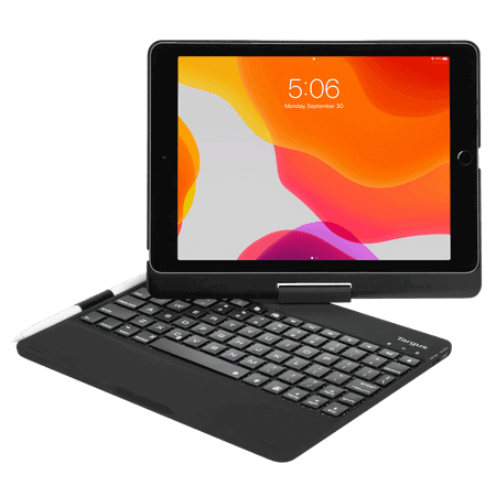 Targus - VersaType™ for iPad® (9th/8th/7th gen.) 10.2-inch, iPad Air® 10.5-inch, iPad Pro 10.5-inch - Black