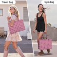 thumbnail image 6 of Large Capacity Tote Bag,Pink Pug Puppies Handbag Fashion Luxury Tote Bag,15.7"x13"x 5.1" Inches,Laptop Compatible, 6 of 6
