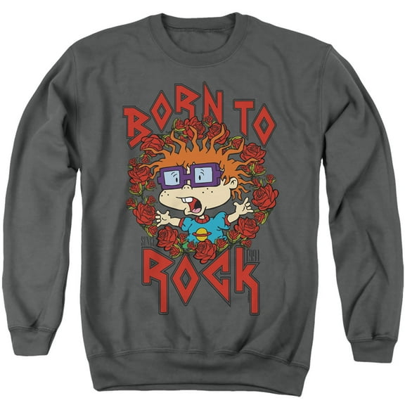 Rugrats Chucky Was Born To Rock Unisex Adult Crewneck Sweatshirt