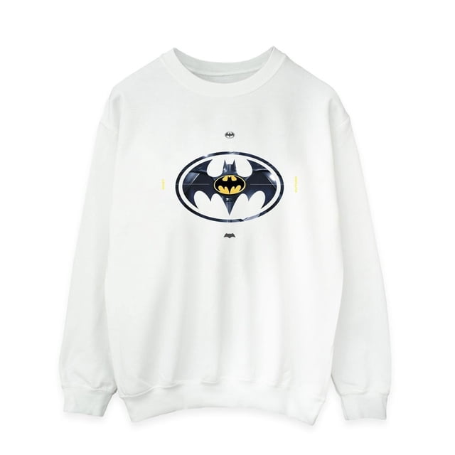 DC Comics Chandail en Molleton Logo en Métal Batman Flash pour Hommes