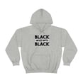 thumbnail image 2 of Black Mixed with Black Unisex Hoodie, S-5XL Black is Beautiful Black Pride, 2 of 5