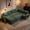 Green, variant on 102" Beige Chenille L-Shaped Sectional Sleeper Sofa, 7-Seat Sofa with Pull-Out Bed, Reclining Backrest, USB Ports, LED Lights, Ottoman